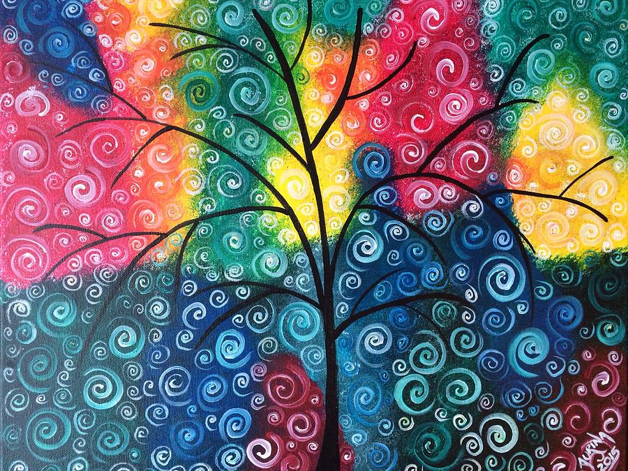 Tree Of Life Painting By Aurina Counts-garbovits 