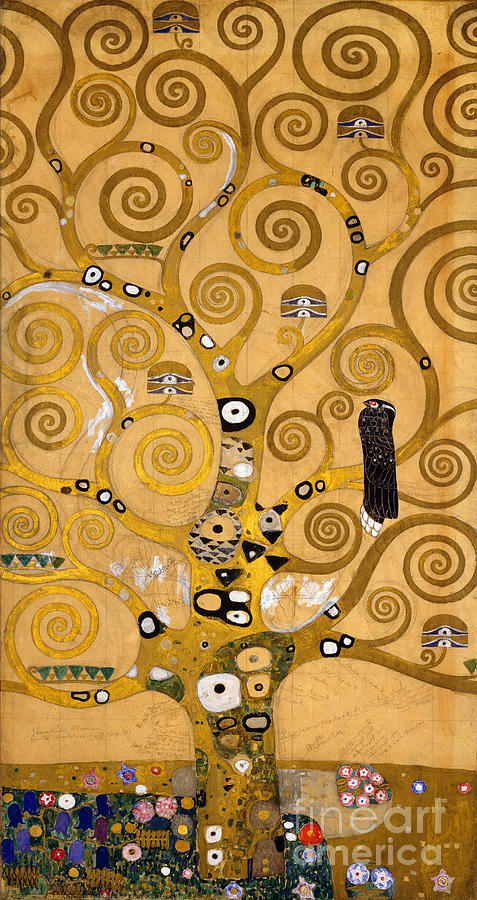 Gustav Klimt Painting - Tree of Life by Gustav Klimt
