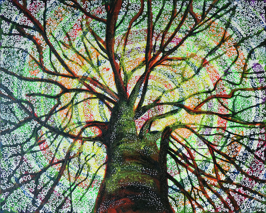 Tree of Life Painting by Laura Hol Art