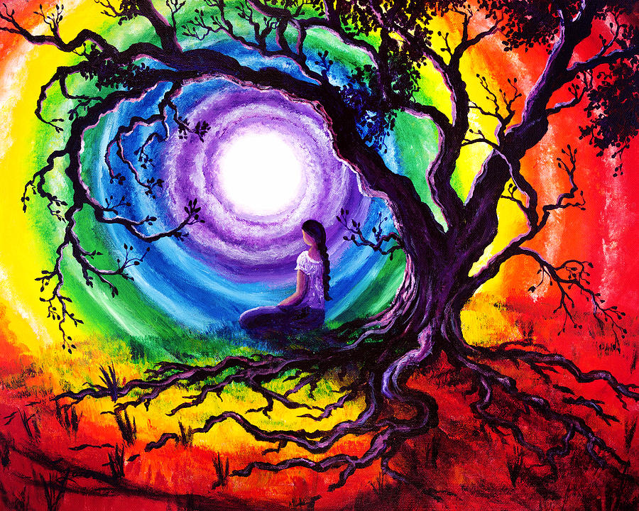 Gypsy Painting - Tree of Life Meditation by Laura Iverson