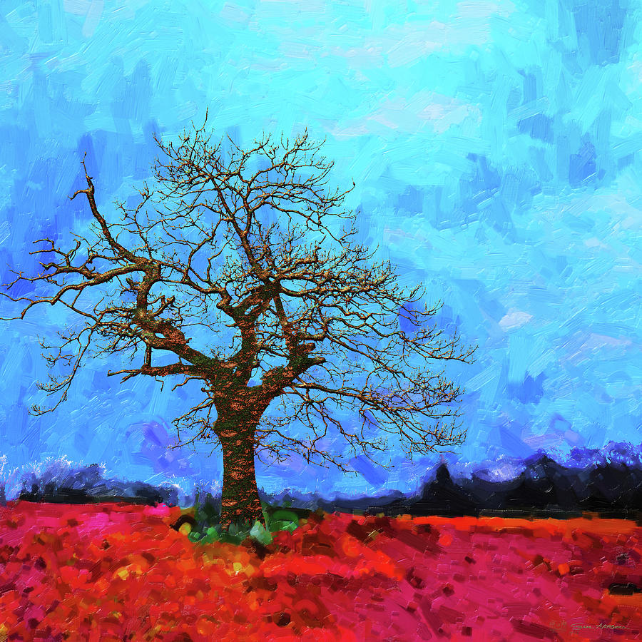 Tree of Life - Out of the Blue Digital Art by Serge Averbukh