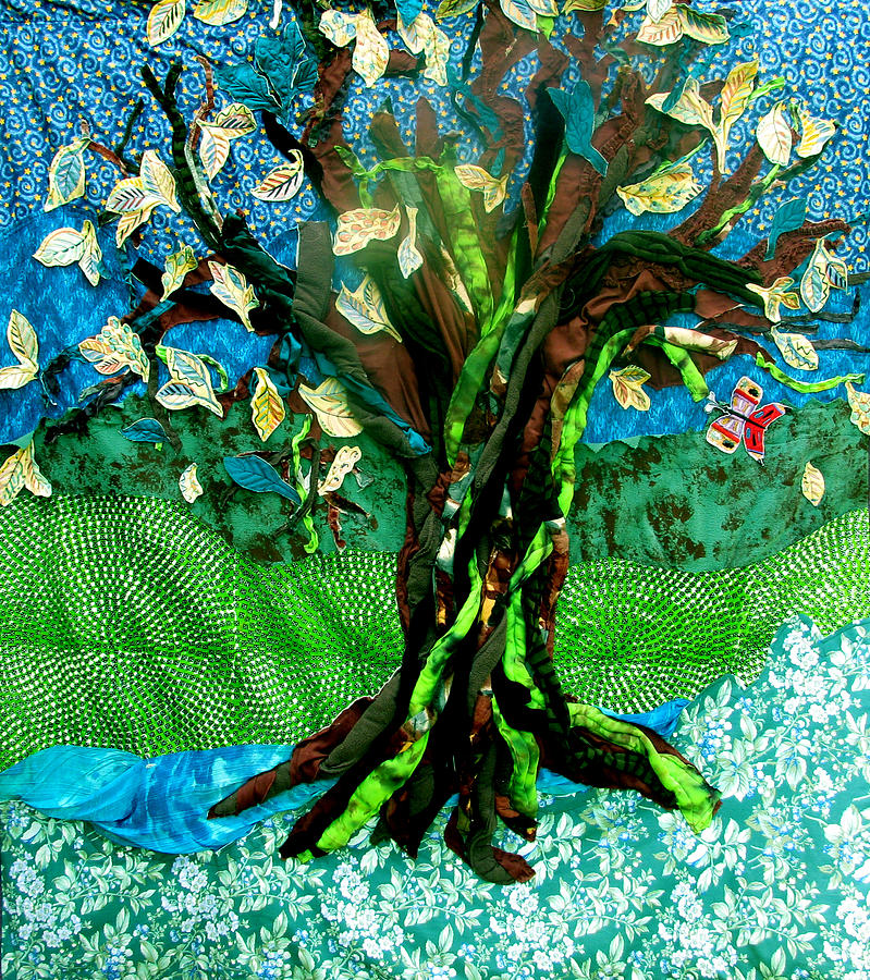 Tree of Life Tapestry - Textile by Sarah Hornsby