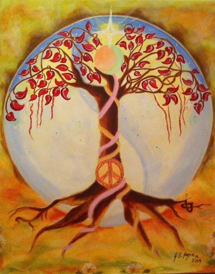 Tree of Life Painting by Yvonne Payne