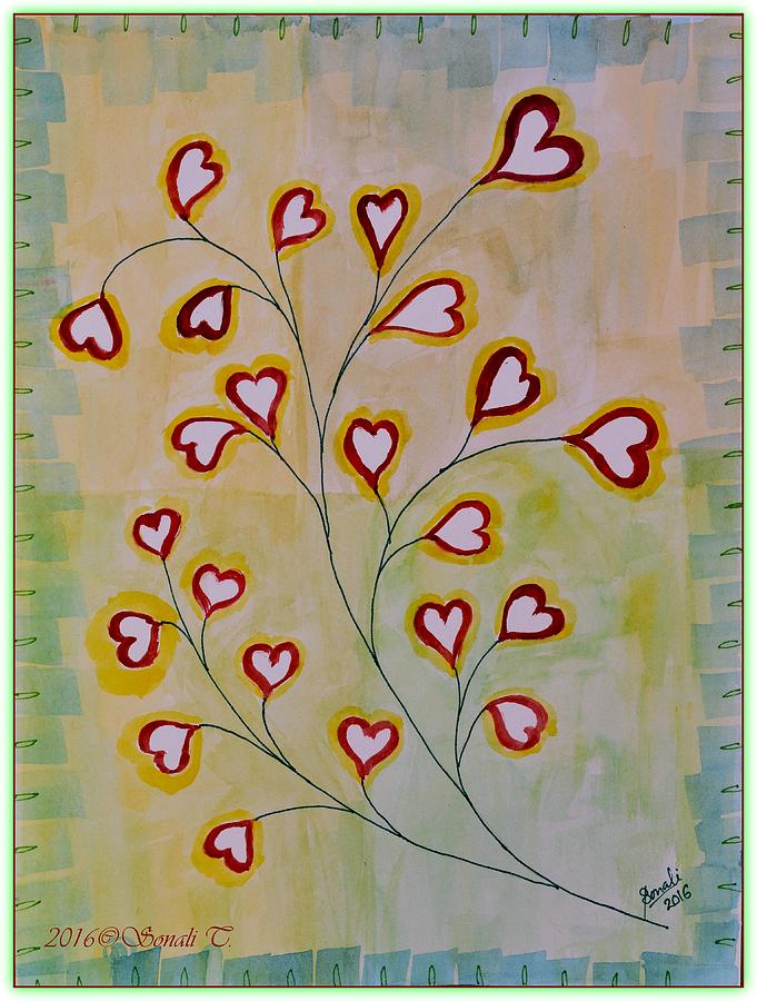 Tree of Love Painting by Sonali Gangane