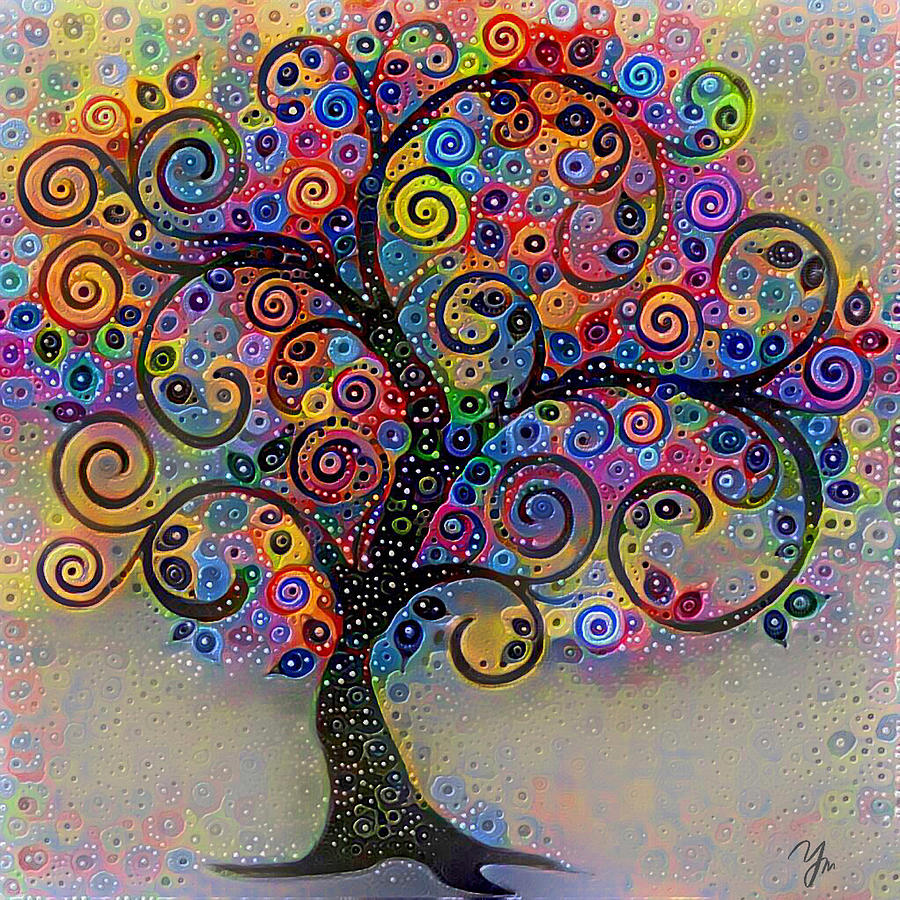 Tree Of Paradise 5 Digital Art by Yury Malkov