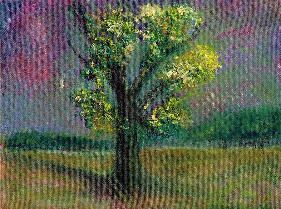 Tree Painting - Tree shadow by Joe Leahy