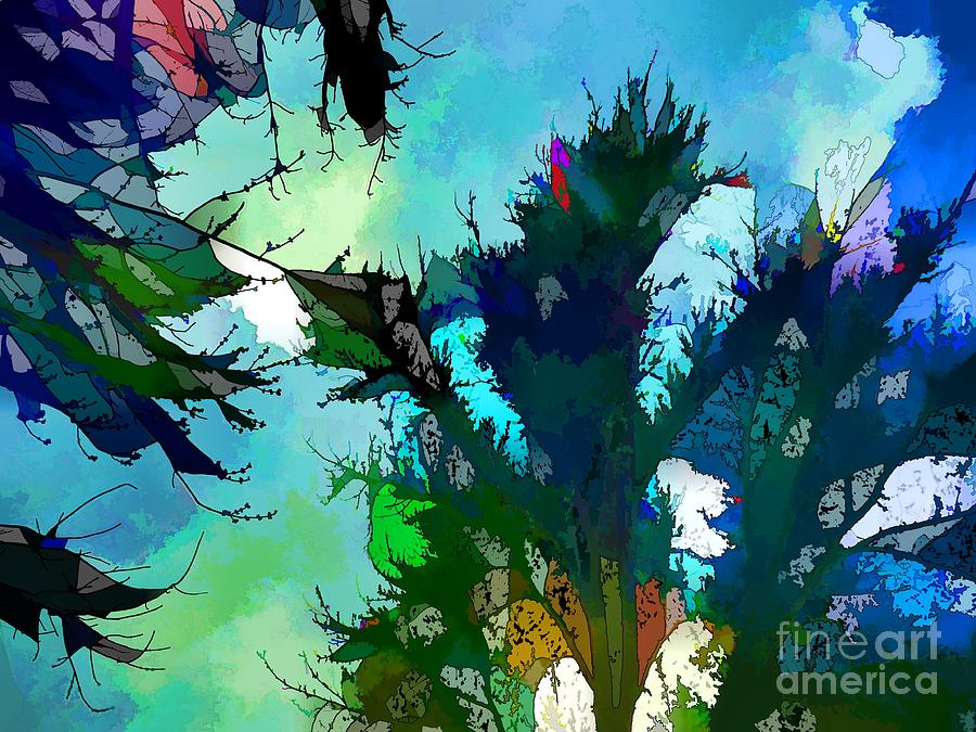 Tree Spirit Abstract Digital Painting Photograph by Robyn King