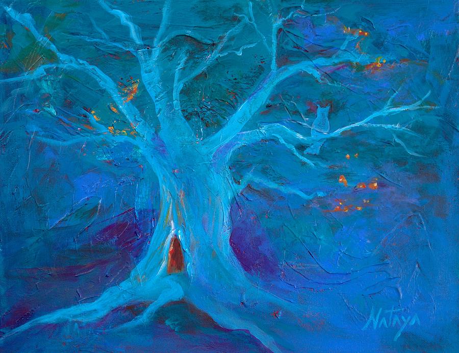 Tree Spirits Painting by Nataya Crow