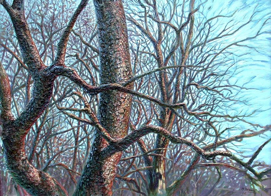 Tree study Painting by Hans Droog
