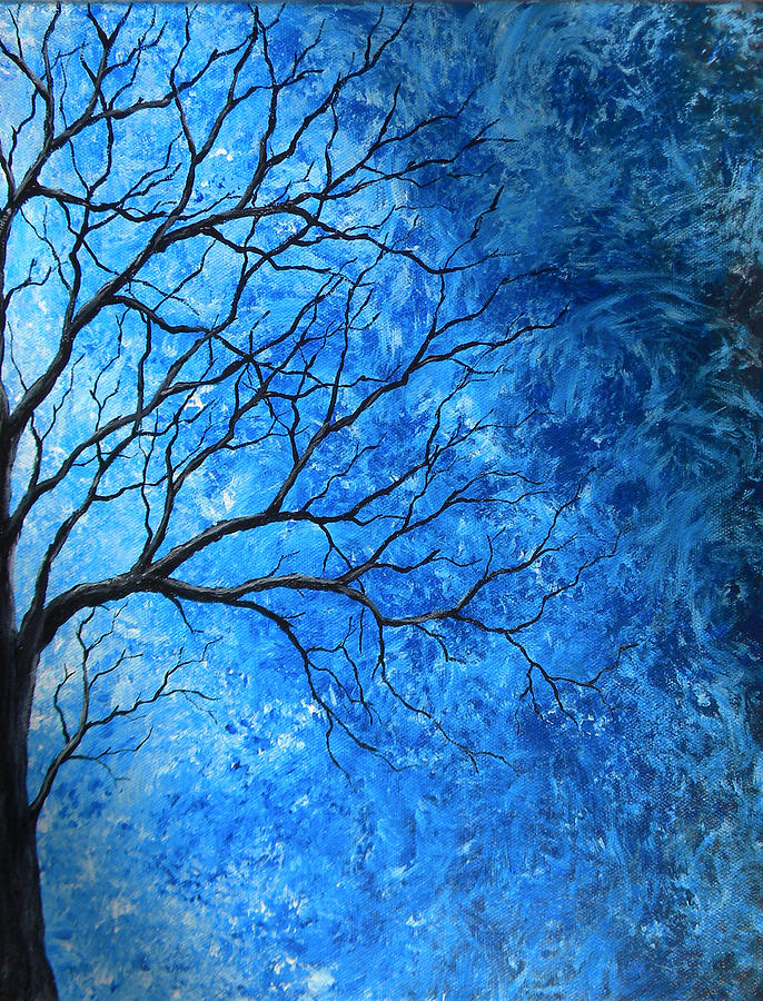 Tree Swirls Painting by Sabrina Zbasnik - Fine Art America