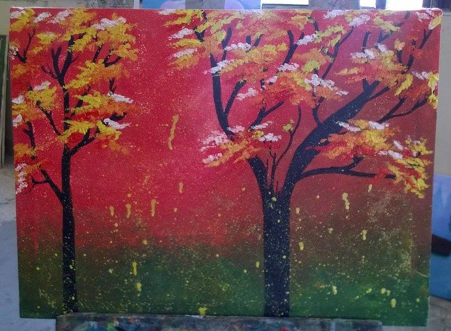 Tree Painting - Tree by Zohra Sheikh