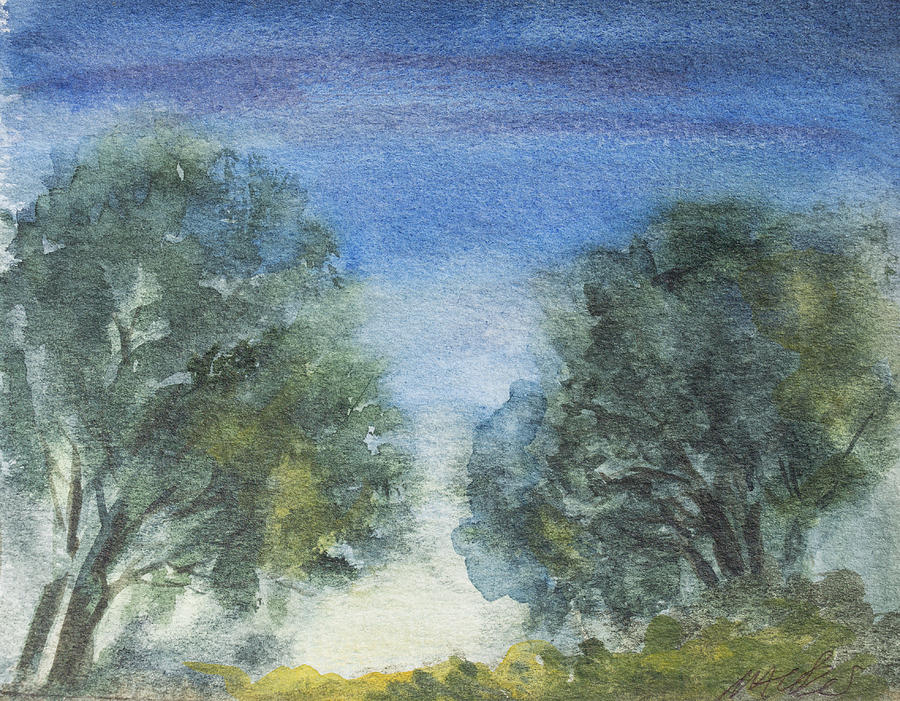 Trees at Twilight by Wendy Le Ber Trees at Twilight by Wendy Le Ber