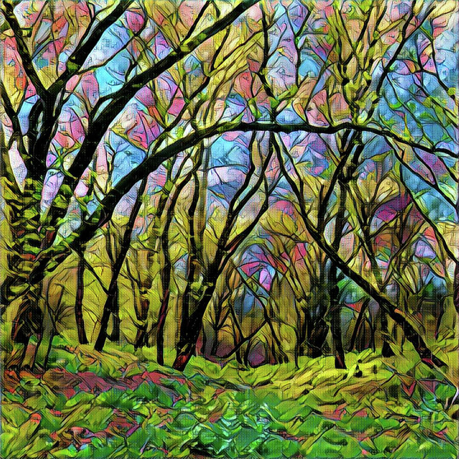 Trees in Wonderland Digital Art by Lisa Lemmons-Powers