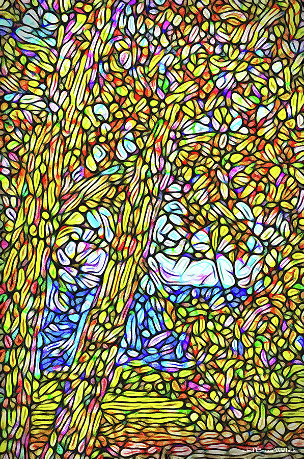 Trees Of Autumn - flora abstract Digital Art by Joel Bruce Wallach Trees Of Autumn - flora abstract Digital Art by Joel Bruce Wallach
