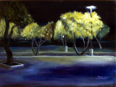 Plein Air Painting - Trees Of Knowledge by Darr Sandberg Plein Air Painting - Trees Of Knowledge by Darr Sandberg