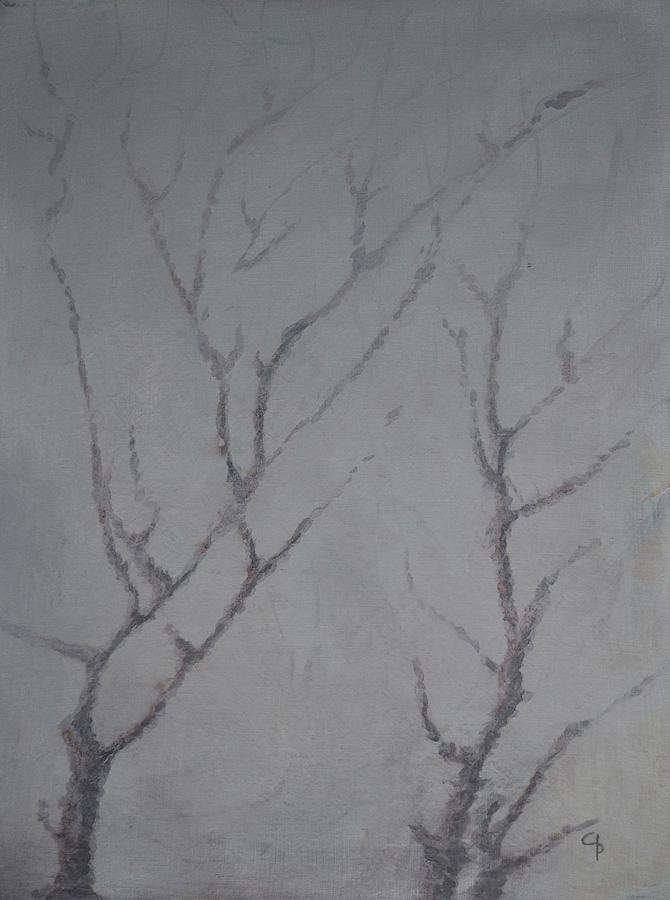 Treetops Painting by Steven Barrett