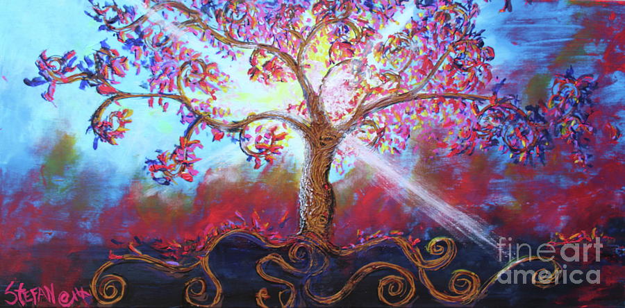 Treevelation Painting by Stefan Duncan