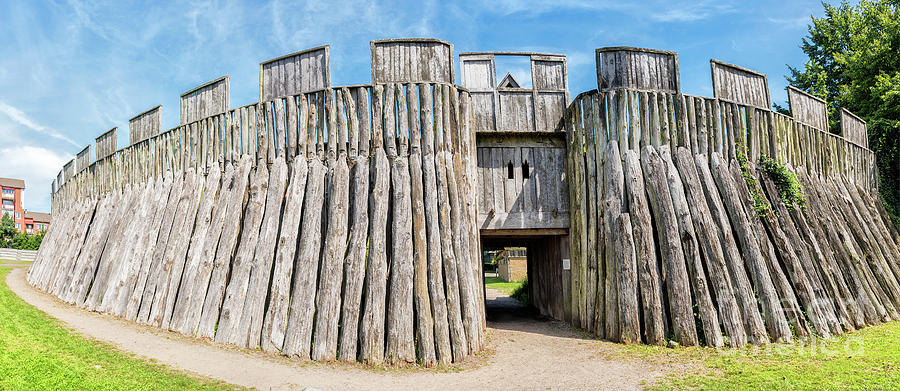 Trelleborg Viking Fort Photograph by Antony McAulay