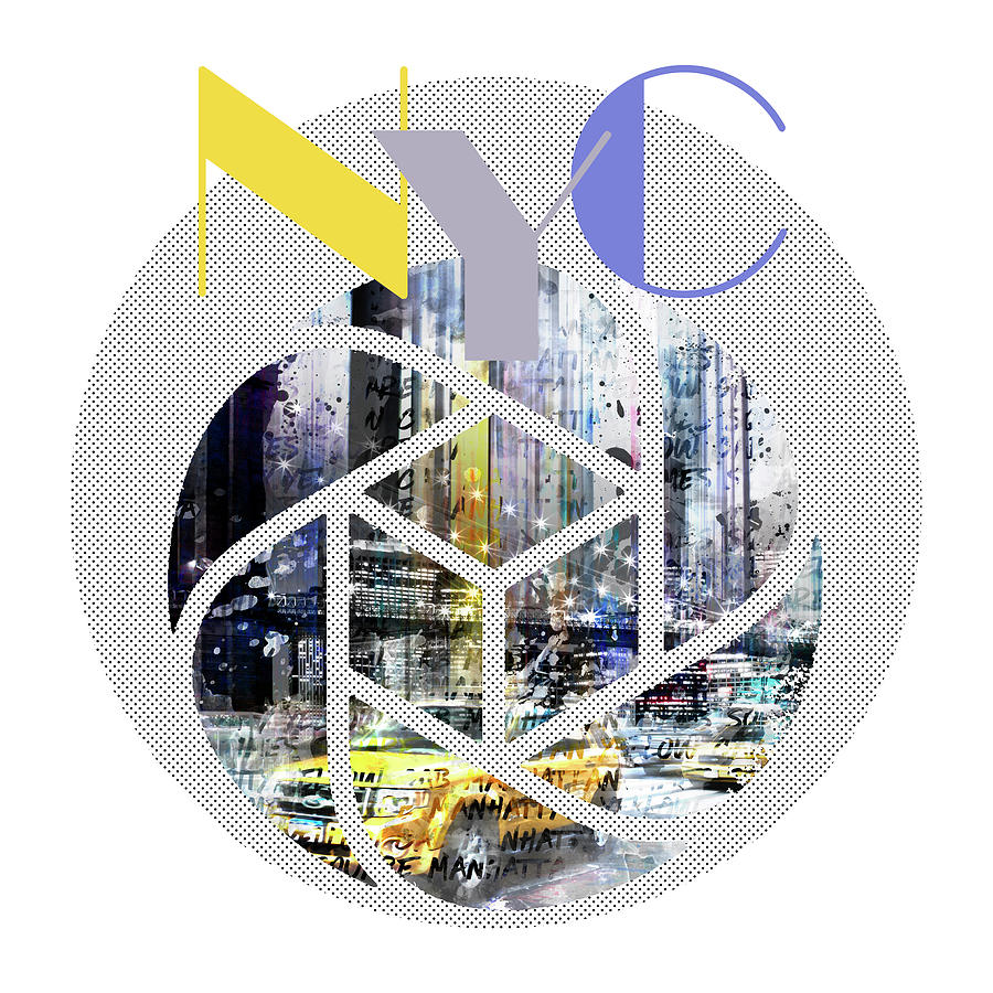 TRENDY DESIGN New York City Geometric Mix No 3 Photograph by Melanie Viola