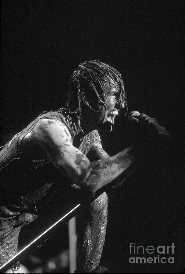 Nine Inch Nails Photograph - Trent Reznor - Nine Inch Nails - Woodstock 94 by Concert Photos