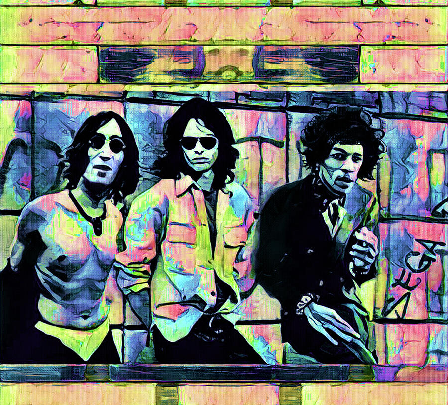 Tres Amigos Digital Art By Sergio Diaz