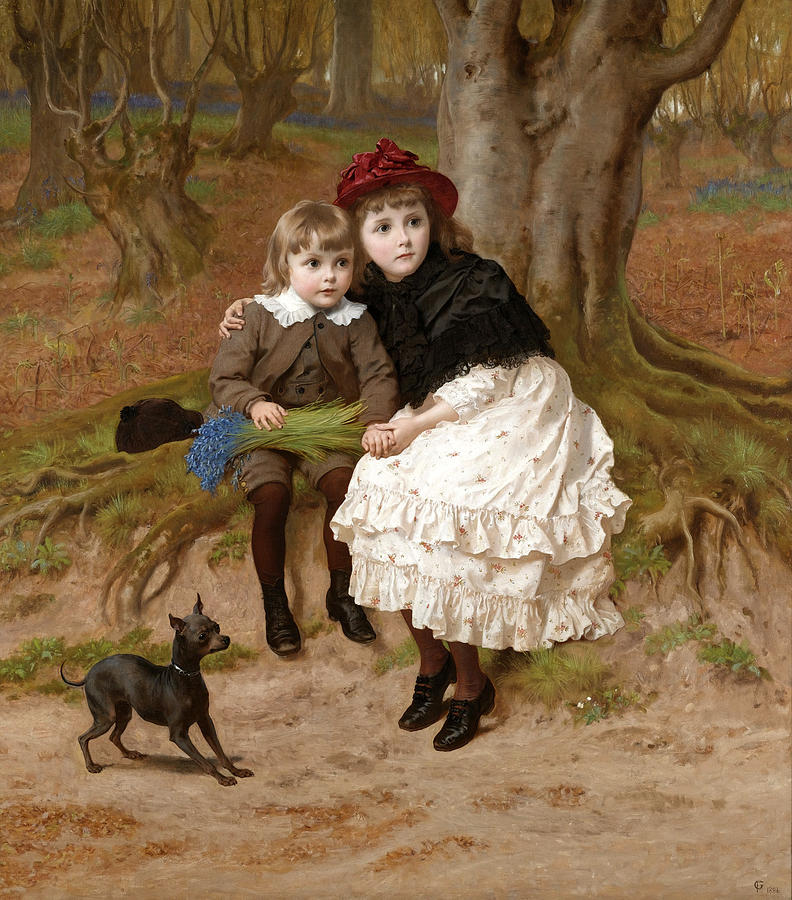Trespassers Painting by Frederick Goodall