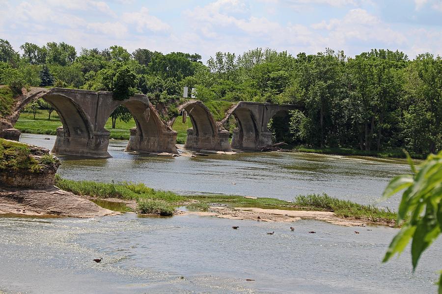 Trestle Over the Maumee II Photograph by Michiale Schneider