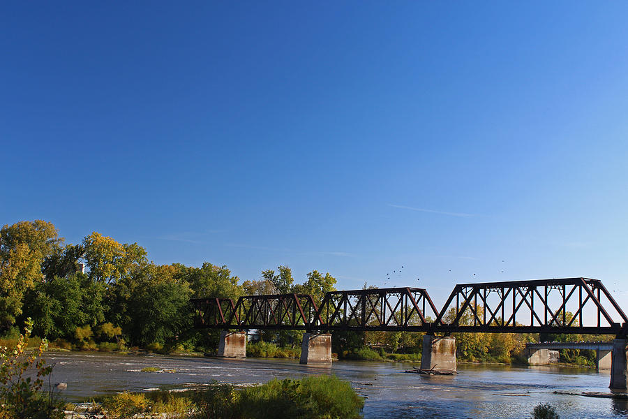 Trestle Over the Maumee Photograph by Michiale Schneider