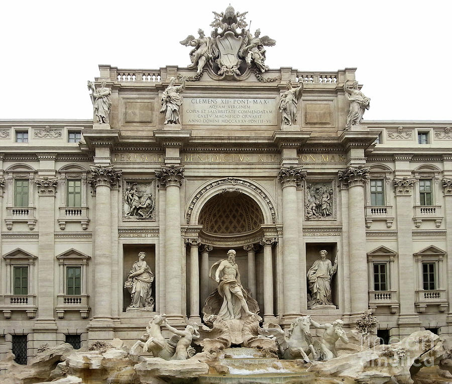 Trevi Fountain in Rome Italy by Gregory Dyer Trevi Fountain in Rome Italy by Gregory Dyer