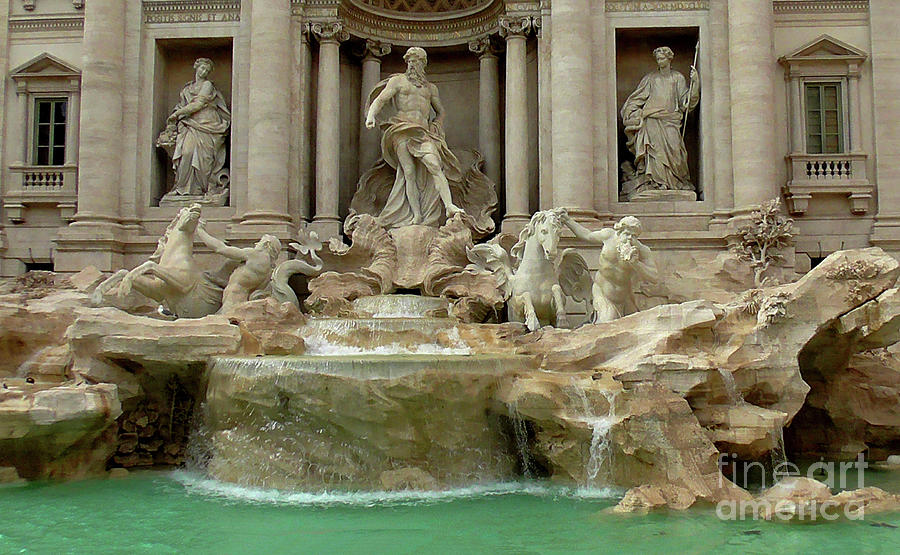 Trevi Fountain Photograph by Mini Arora
