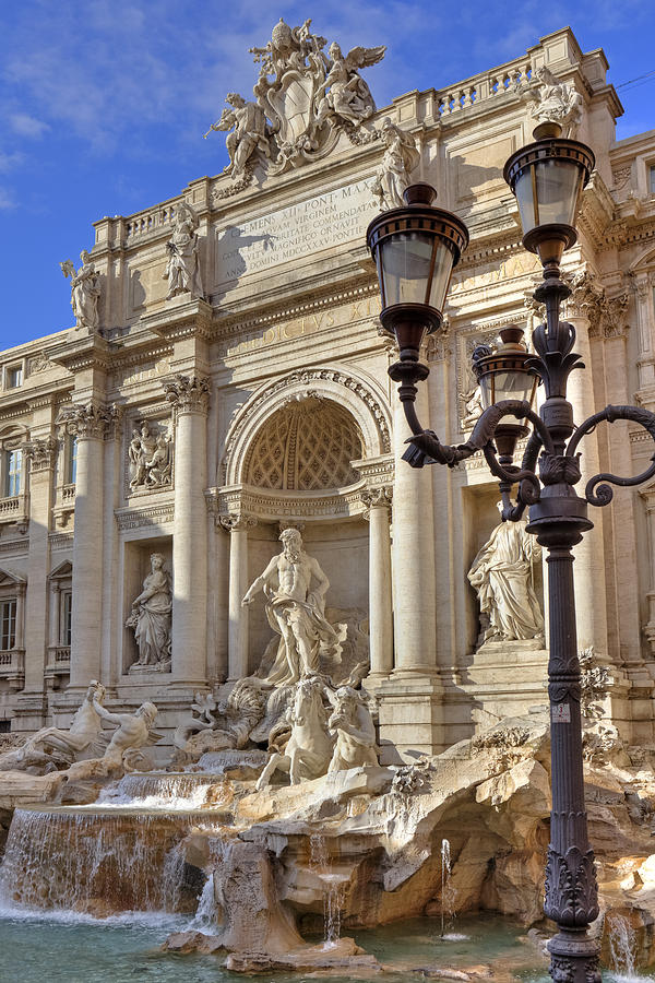 Trevi fountain Rome Photograph by Joana Kruse