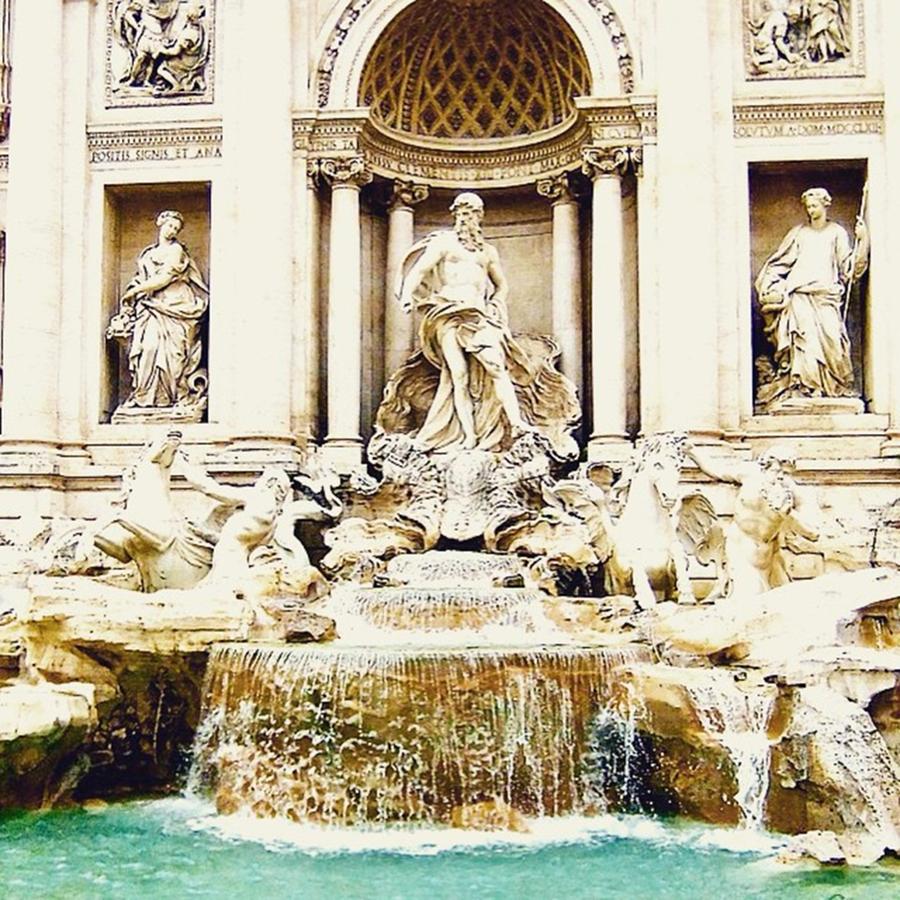 Rome Photograph - #trevi Fountain #rome by Shannon Yeaton