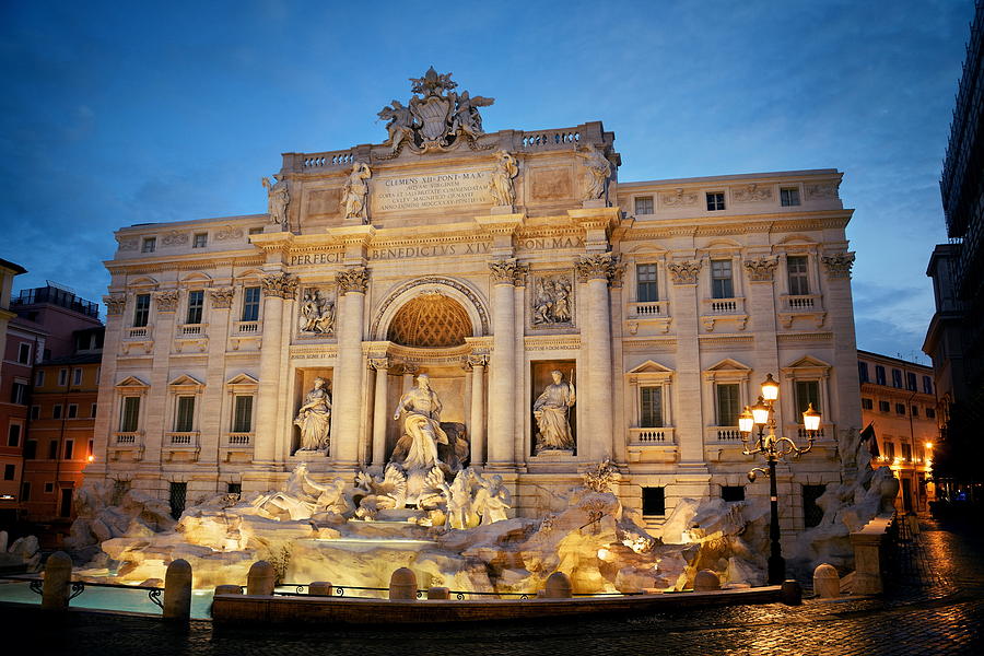 Trevi Fountain Rome Photograph by Songquan Deng
