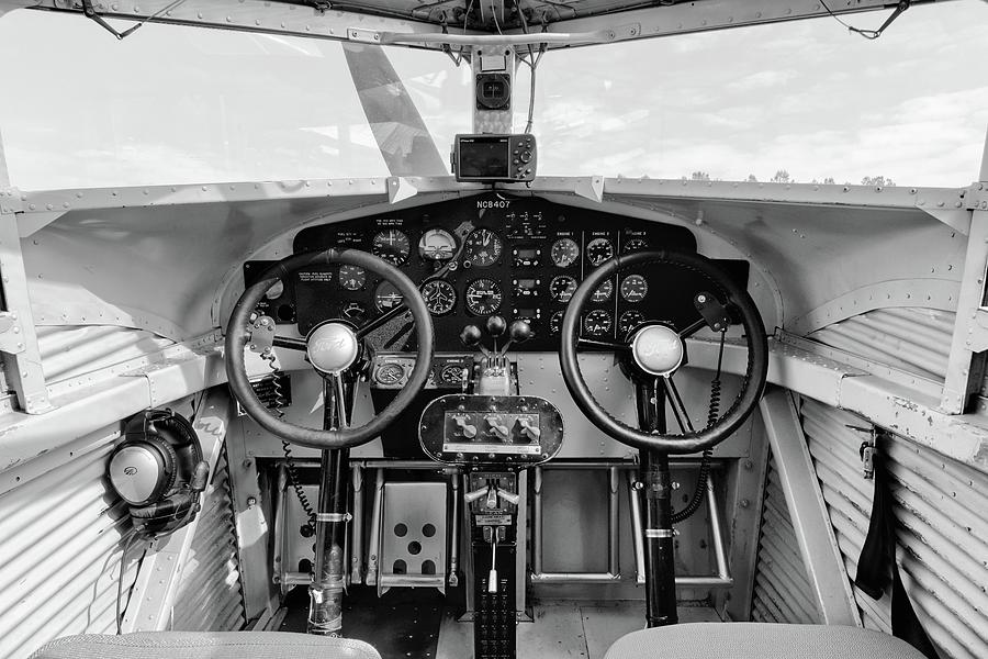 Tri-Motor Cockpit - 2017 Christopher Buff, www.Aviationbuff.com Photograph by Chris Buff