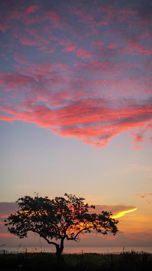 Triangle Cloud Sunrise Delray Beach Florida Photograph by Lawrence S Richardson Jr