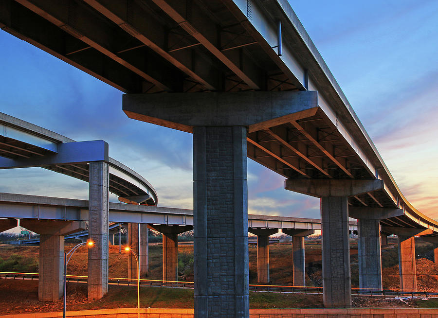 Triangle Overpass Photograph by Christopher McKenzie