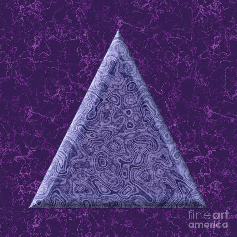 Triangle Shape Frame With Seamless Generated Texture Background Digital Art