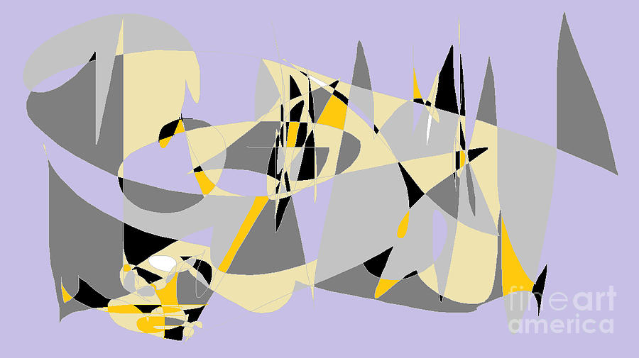 Triangles on Parade Digital Art by Nancy Kane Chapman