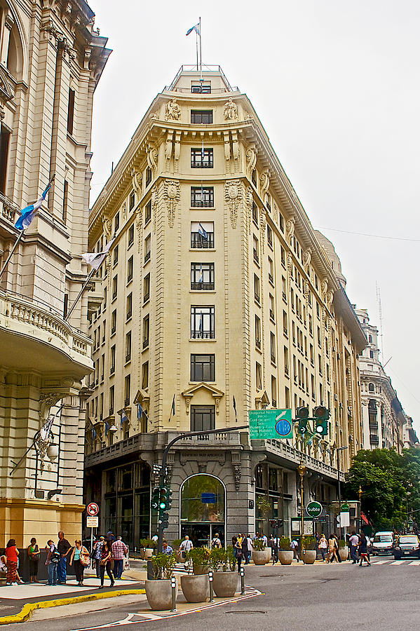 Triangular Building near Plaza de Mayo in Buenos Aires-Argentina ...