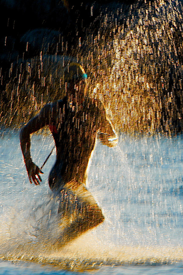 Triathlon Impressionism Photograph by Lawrence Boothby