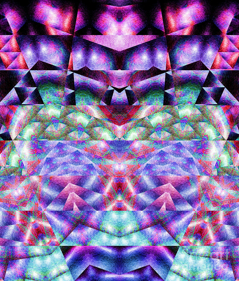 Tribal Abstract 3 Digital Art by Mary Machare