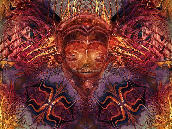 Tribal Callings Mixed Media by Charles Oliver Tribal Callings Mixed Media by Charles Oliver