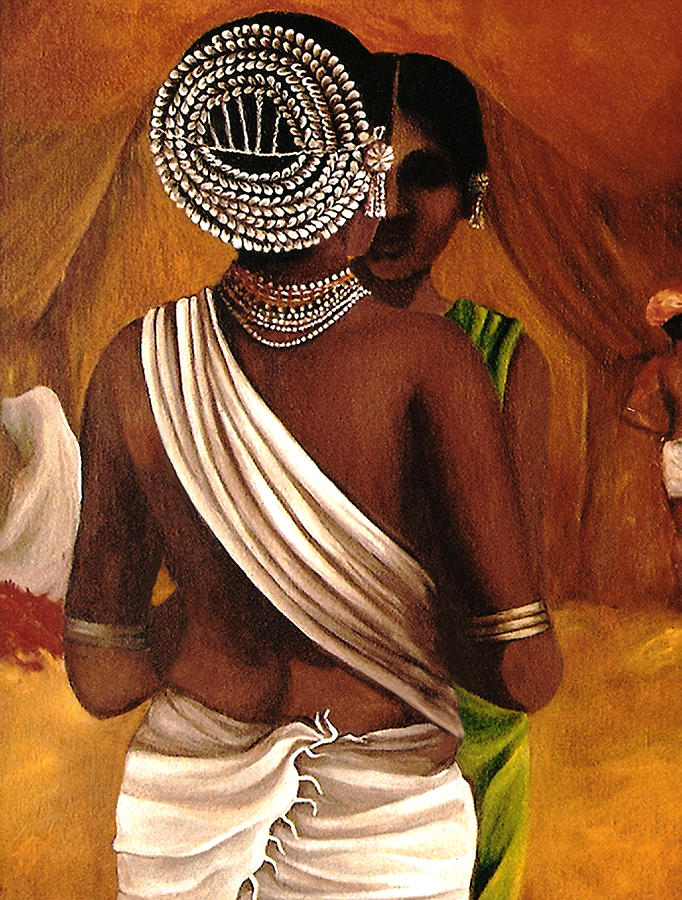 Tribal Girls Painting by Arti Chauhan