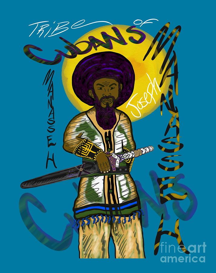 Tribe Digital Art - Tribe of Manasseh by Robert Watson Tribe Digital Art - Tribe of Manasseh by Robert Watson