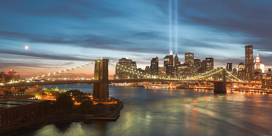 Tribute in Light II Photograph by Clarence Holmes