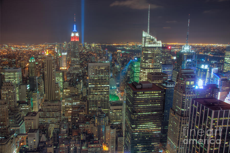Tribute in Light IV Photograph by Clarence Holmes