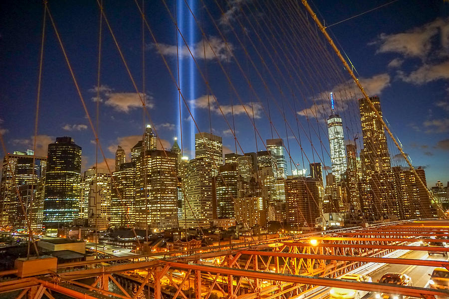 New York City Photograph - Tribute in Light by June Marie Sobrito