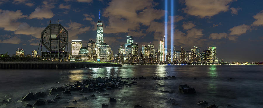 Tribute in Light Photograph by Michael Lee