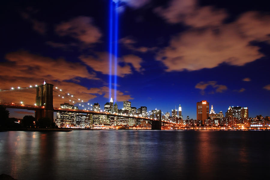 New York City Photograph - Tribute In Light by Rick Berk
