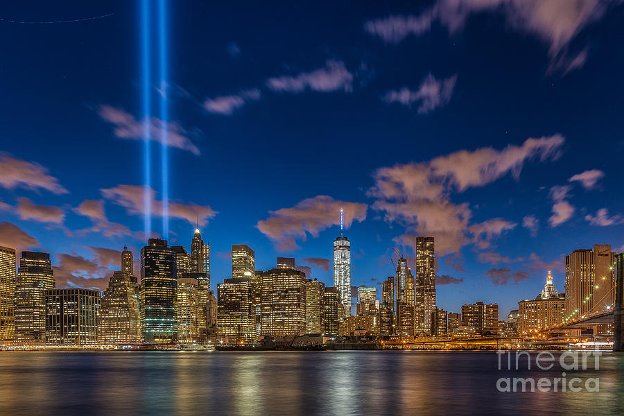 Tribute in Lights New York City Photograph by Alissa Beth Photography